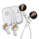 dekaSlides Earbuds | Headphones with Slide On Decal Graphics Combo Pack | MaxStrata®