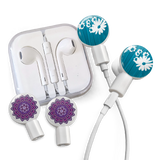 dekaSlides Earbuds | Headphones with Slide On Decal Graphics Combo Pack | MaxStrata®