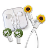 dekaSlides Earbuds | Headphones with Slide On Decal Graphics Combo Pack | MaxStrata®