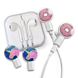 dekaSlides Earbuds | Headphones with Slide On Decal Graphics Combo Pack | MaxStrata®