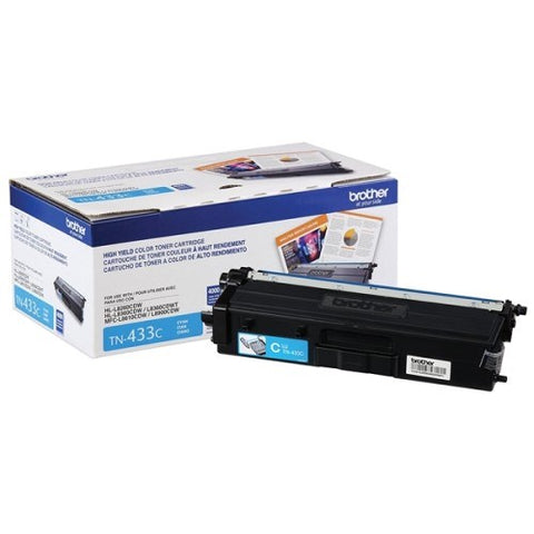 Brother TN433C Cyan Toner (High Yield) | MaxStrata®