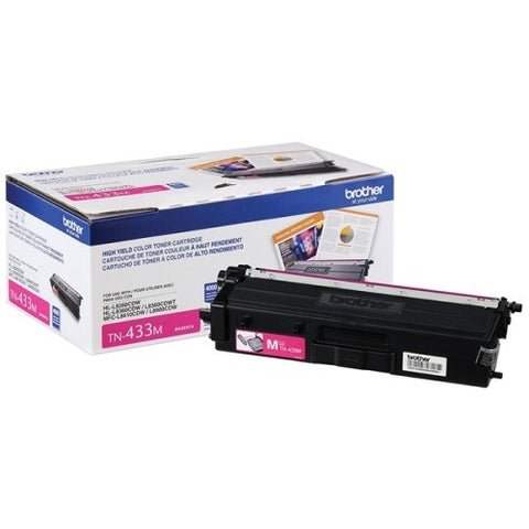 Brother TN433M Magenta Toner (High Yield) | MaxStrata®