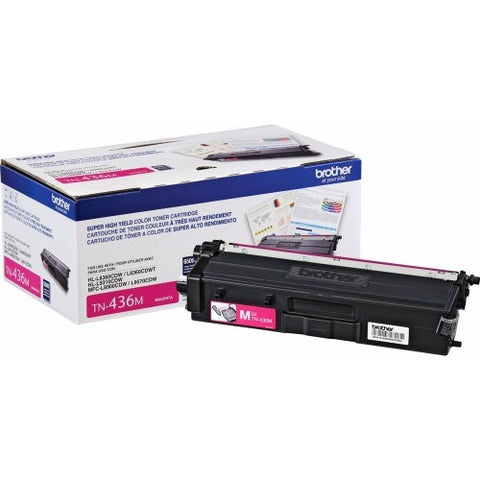 Brother TN436M Magenta Toner (High Yield) | MaxStrata®