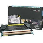 Lexmark C734A1YG Yellow Toner (Standard Yield) | MaxStrata®