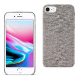 Reiko iPhone 7/8/SE2 Herringbone Fabric in Dark Gray | MaxStrata