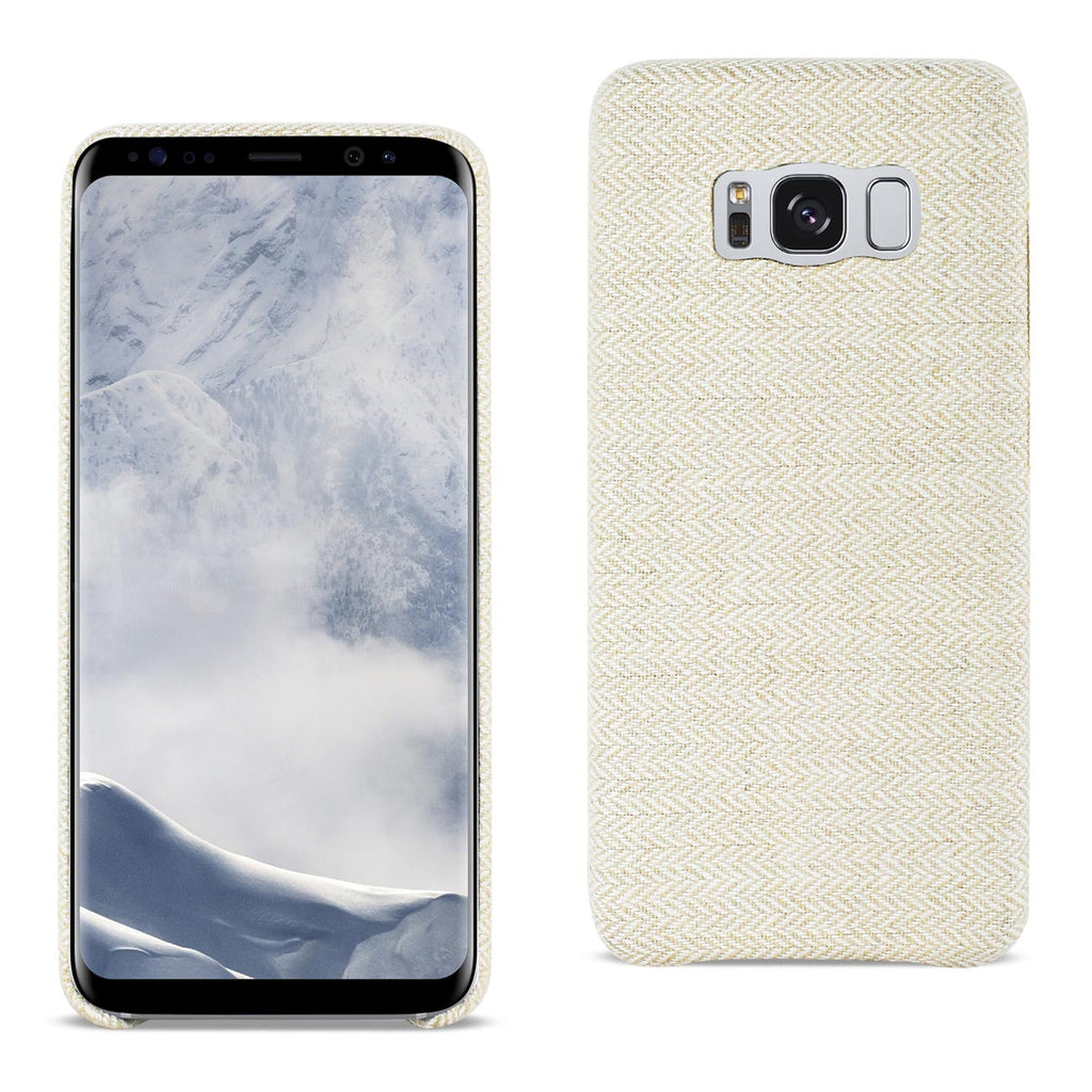 Reiko Samsung Galaxy S8 Edge /S8+/ S8 Plus Herringbone Fabric in Beige | MaxStrata