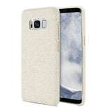 Reiko Samsung Galaxy S8 Edge /S8+/ S8 Plus Herringbone Fabric in Beige | MaxStrata