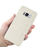 Reiko Samsung Galaxy S8 Edge /S8+/ S8 Plus Herringbone Fabric in Beige | MaxStrata