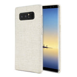 Reiko Samsung Galaxy Note 8 Herringbone Fabric in Beige | MaxStrata