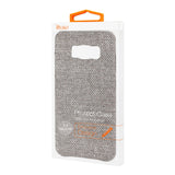 Reiko Samsung Galaxy S8 Herringbone Fabric in Dark Gray | MaxStrata