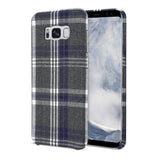 Reiko Samsung Galaxy S8 Checked Fabric Case in Black | MaxStrata