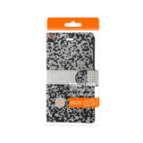 Reiko iPhone 6 Plus Diamond Rhinestone Wallet Case in Black | MaxStrata