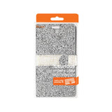 Reiko Samsung Galaxy S7 Edge Diamond Rhinestone Wallet Case in Silver | MaxStrata