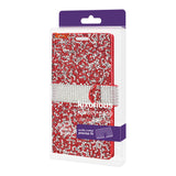 Reiko Samsung Galaxy Note 8 Diamond Rhinestone Wallet Case in Red | MaxStrata