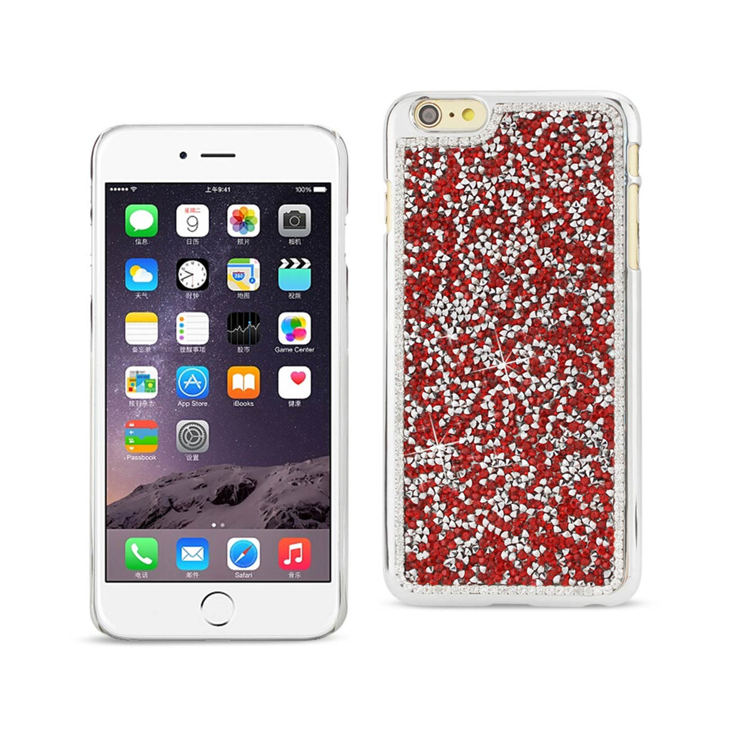 Reiko iPhone 6 Plus/ 6S Plus Jewelry Bling Rhinestone Case in Red | MaxStrata