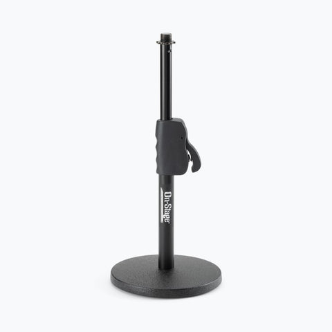 On-Stage Quick-Release Desktop Mic Stand (DS7200QRB) | MaxStrata®