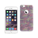 Reiko iPhone 6 Plus/ 6S Plus Shine Glitter Shimmer Camouflage Hybrid Case in Camouflage Purple | MaxStrata