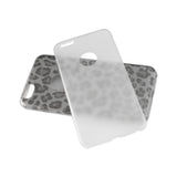 Reiko iPhone 6 Plus/ 6S Plus Shine Glitter Shimmer Leopard Hybrid Case in Silver | MaxStrata