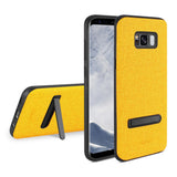 Reiko Samsung Galaxy S8 Edge /S8+ /S8+/ S8 Plus Denim Texture TPU Protector Cover in Yellow | MaxStrata