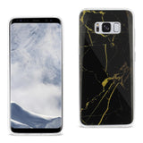 Reiko Samsung Galaxy S8 Edge /S8+ /S8+/ S8 Plus Streak Marble iPhone Cover in Black | MaxStrata