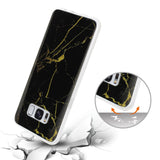 Reiko Samsung Galaxy S8 Edge /S8+ /S8+/ S8 Plus Streak Marble iPhone Cover in Black | MaxStrata