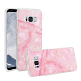 Reiko Samsung Galaxy S8 Edge /S8+ /S8+/ S8 Plus Streak Marble Cover in Pink | MaxStrata