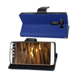 Reiko LG V10 3-in-1 Wallet Case in Navy | MaxStrata