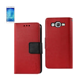 Reiko Samsung Galaxy A8 (2016) 3-in-1 Wallet Case in Red | MaxStrata