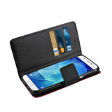 Reiko Samsung Galaxy A8 (2016) 3-in-1 Wallet Case in Red | MaxStrata