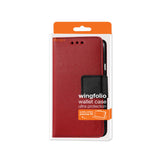 Reiko Samsung Galaxy A8 (2016) 3-in-1 Wallet Case in Red | MaxStrata