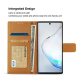 Reiko Samsung Galaxy Note 10 3-in-1 Wallet Case in Brown | MaxStrata