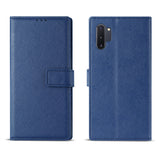 Reiko Samsung Galaxy Note 10 Plus 3-in-1 Wallet Case in Blue | MaxStrata