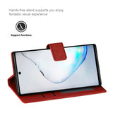 Reiko Samsung Galaxy Note 10 3-in-1 Wallet Case in Red | MaxStrata