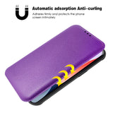 Reiko Magnetic Wallet Leather Phone Case for Apple iPhone 14 Plus in Purple | MaxStrata