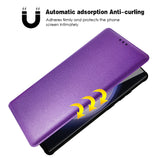 Reiko Magnetic Wallet Leather Phone Case for Samsung Galaxy S23 Ultra in Purple | MaxStrata