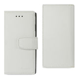 Reiko iPhone X/iPhone XS Genuine Leather Wallet Case with RFID Card Protection in Ivory | MaxStrata