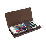 Reiko iPhone 6 Plus Genuine Leather RFID Wallet Case in Umber | MaxStrata