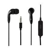 Reiko In-Ear Headphones with Mic in Black | MaxStrata