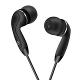 Reiko In-Ear Headphones with Mic for IOS in Black | MaxStrata