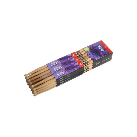 On-Stage Hickory Drum Sticks (5A, Wood Tip, 12pr) (HW5A) | MaxStrata®