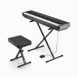 On-Stage Keyboard Stand and Bench Pack with Keyboard Sustain Pedal (KPK6520 CB) | MaxStrata®