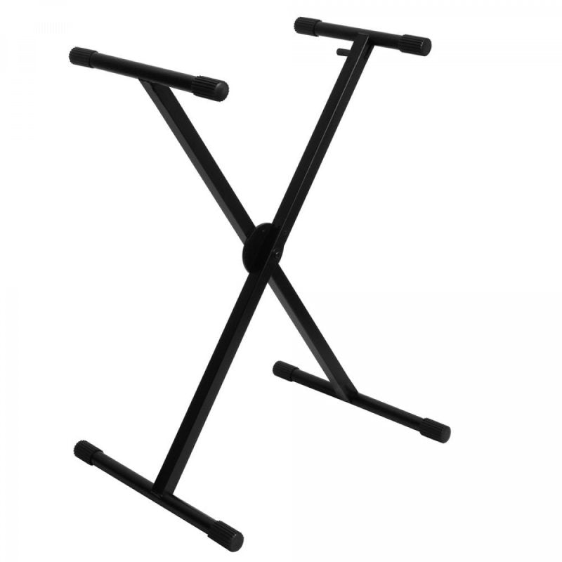 On-Stage ERGO-LOK Single-X Keyboard Stand with Welded Construction (KS7290) | MaxStrata®