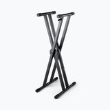 On-Stage ERGO-LOK Double-X Keyboard Stand with Welded Construction (KS7291) | MaxStrata®