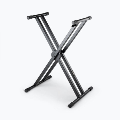 On-Stage ERGO-LOK Double-X Keyboard Stand with Welded Construction (KS7291) | MaxStrata®