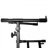 On-Stage Double-X ERGO-LOK Keyboard Stand with Second Tier (KS7292) | MaxStrata®