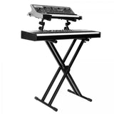 On-Stage Double-X ERGO-LOK Keyboard Stand with Second Tier (KS7292) | MaxStrata®