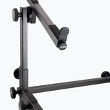 On-Stage Folding-Z Keyboard Stand with Second Tier (KS7365EJ) | MaxStrata®