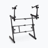 On-Stage Folding-Z Keyboard Stand with Second Tier (KS7365EJ) | MaxStrata®