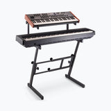 On-Stage Folding-Z Keyboard Stand with Second Tier (KS7365EJ) | MaxStrata®