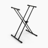 On-Stage Double-X Bullet Nose Keyboard Stand with Lok-Tight Construction (KS8191XX) | MaxStrata®